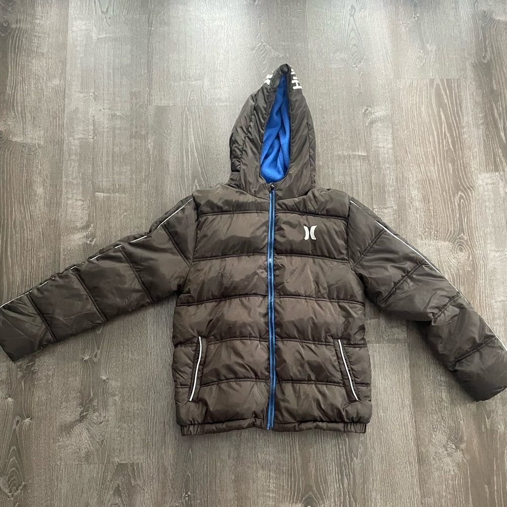 Hurley Black Jacket with Blue Interior